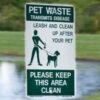 Dogipot - On Leash Aluminum Reflective Pet Sign -Beauty Tool Store 1203 OnLeashSign tn