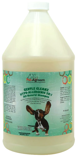 Pet AGroom Gentle Cleanz Hypo Shampoo - Gallon Shampoo