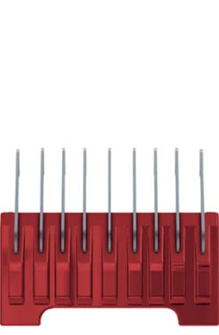 Wahl 5-N-1 SS Snap On Comb Red #5 - 1-8 In