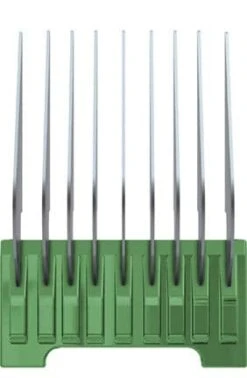Wahl 5-N-1 SS Snap On Comb Green #C - 7-8 In