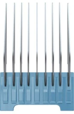 Wahl 5-N-1 SS Snap On Comb Light Blue #E - 1 In