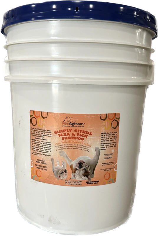 Pet-Agroom Simply Citrus Flea & Tick Shampoo 5 Gallons 3 Pet-Agroom Simply Citrus Flea & Tick Shampoo 5 Gallons