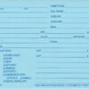 Medium Klip Card 4x6 Blue - Qty 100 -Beauty Tool Store MEDIUM KLIP KARD 4X6 BLUE