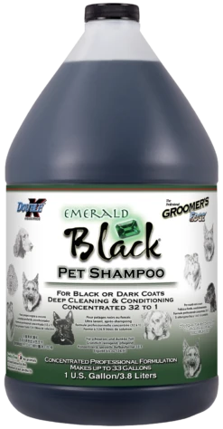Groomer's Edge Emerald Black Shampoo - Gallon