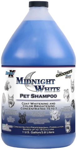 Groomer's Edge Midnight White Shampoo - Gallon