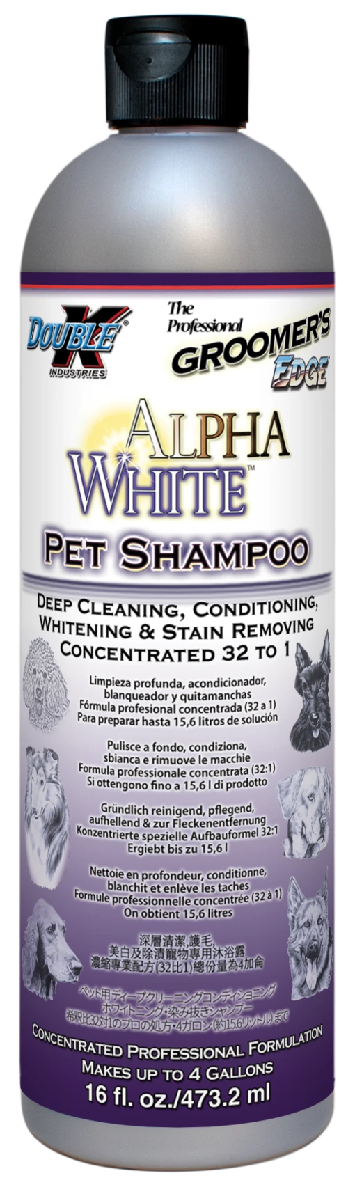 Groomer's Edge Alpha White Shampoo - 16oz