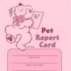 Pet Report Cards - Pink 50 Count Pack -Beauty Tool Store PET REPORT CARDS pink