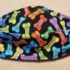 Stardog Fabric Face Mask - Colorful "Good Dog" Bones Print