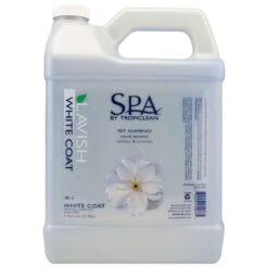 Tropiclean Spa Lavish White Coat Shampoo Radiant - Gallon