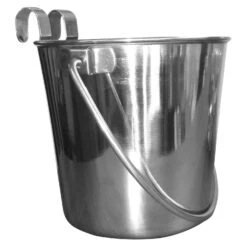 QT SS Flat-Sided Pail-Bucket W-Hooks - 2 QT