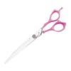 Pet-Agree 8" Pink Handle Curve -Beauty Tool Store razorline 7 curved scissors p1300 4031 medium 3c195442 2984 43d9 99b4 4f3cd16564ea